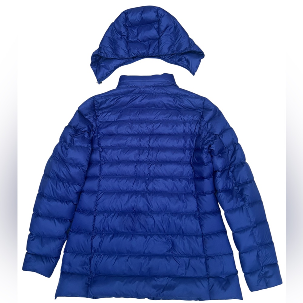 32 DEGREE NWOT Women’s Packable Hooded Lightweight Water Resistant Blue Puffer - Picture 10 of 13